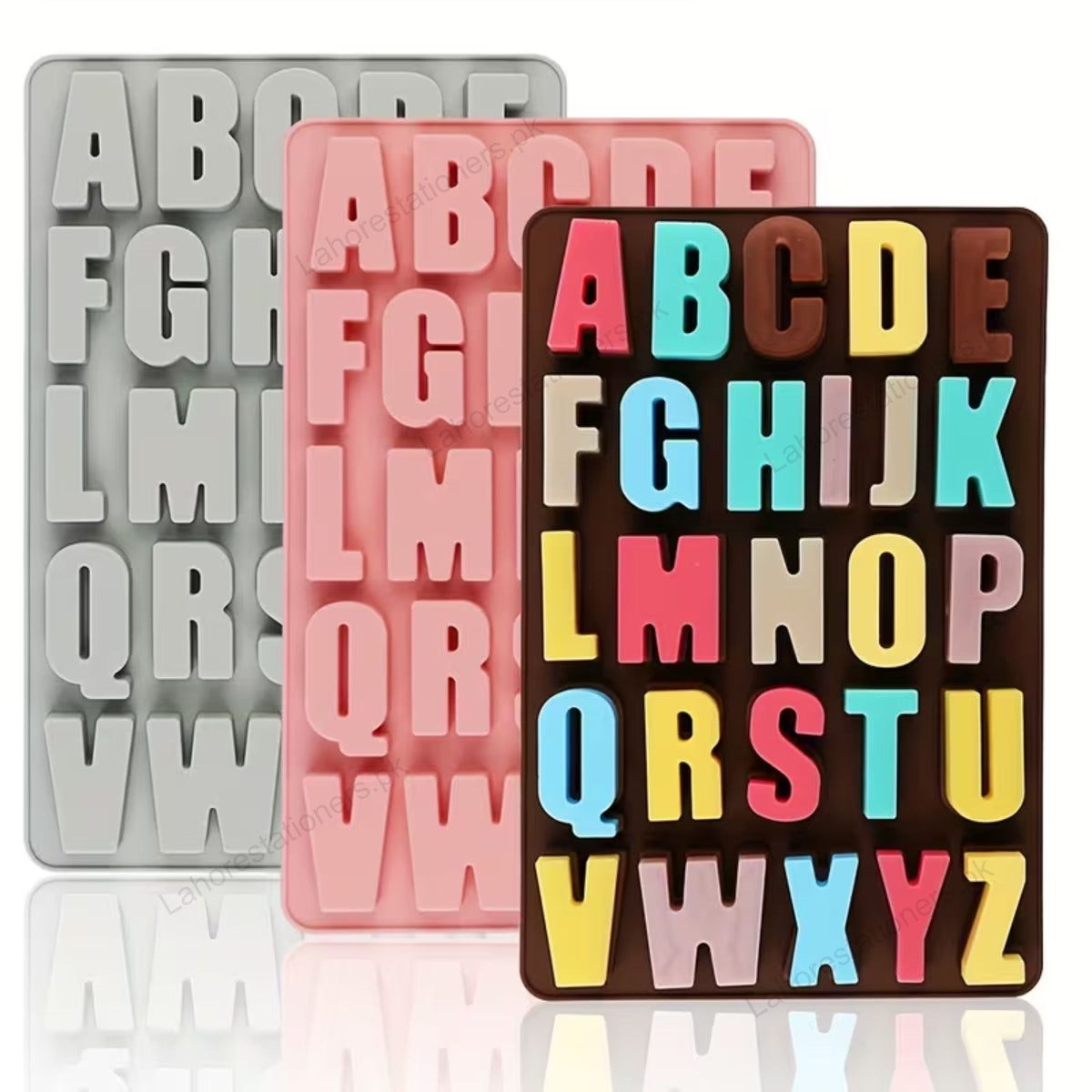 Kiddo Art Large Alphabet Letter Silicone Mold DIY Craft & Casting Mold