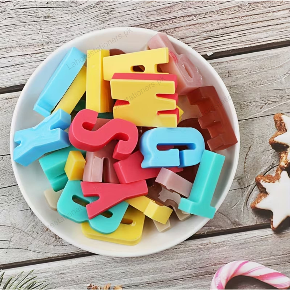 Kiddo Art Large Alphabet Letter Silicone Mold DIY Craft & Casting Mold