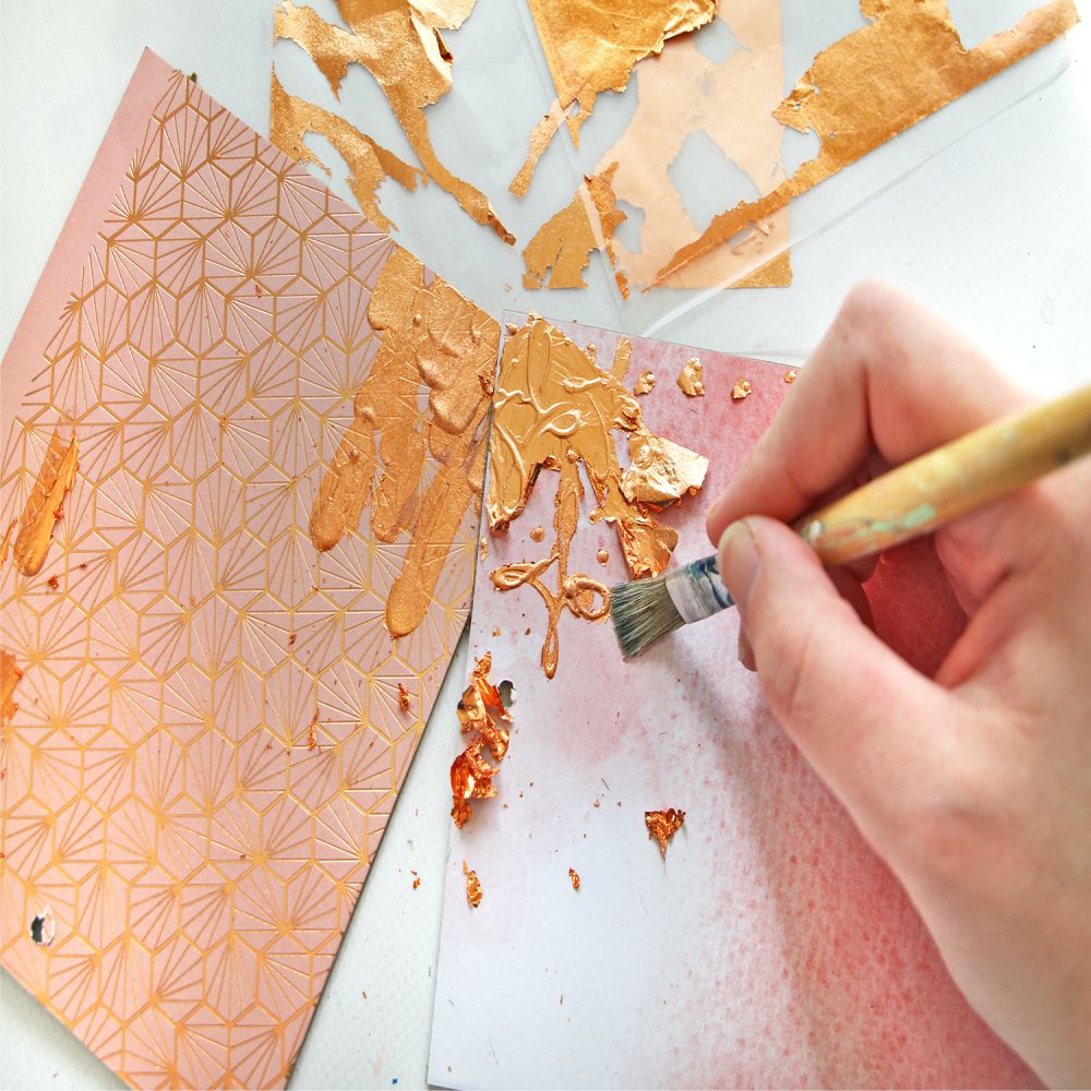 Leaf Foil Paper Available in 3 Colors, (Gold Silver Copper) Single Color Price