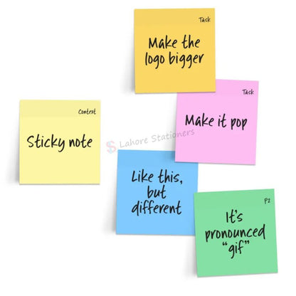 Sticky Note 3×3 Light Multicolor