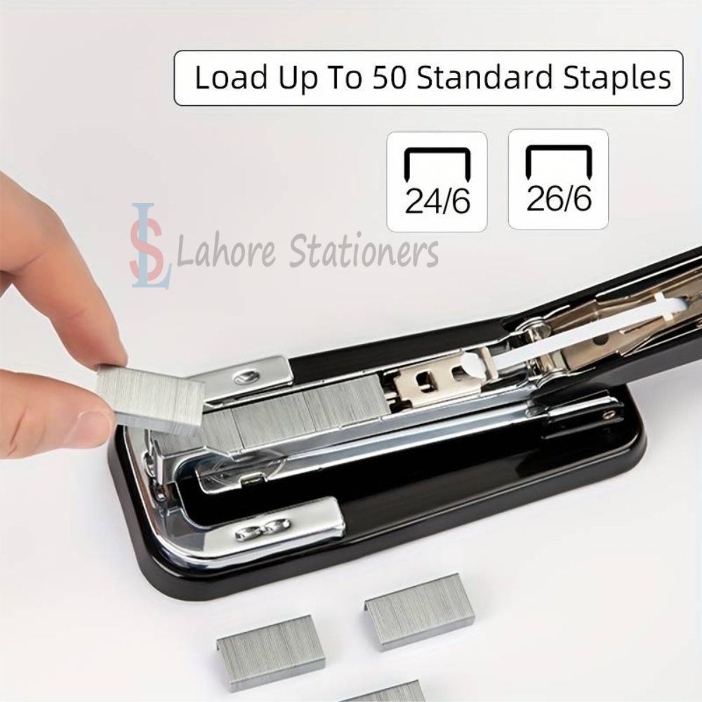 M&G High Quality Manual Rotatable Stapler 24/6, 26/6, Staples Student Business Document Binding Tool