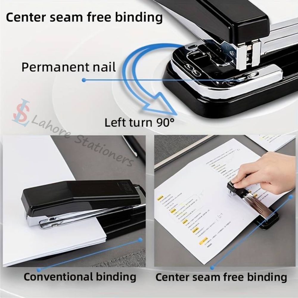M&G High Quality Manual Rotatable Stapler 24/6, 26/6, Staples Student Business Document Binding Tool