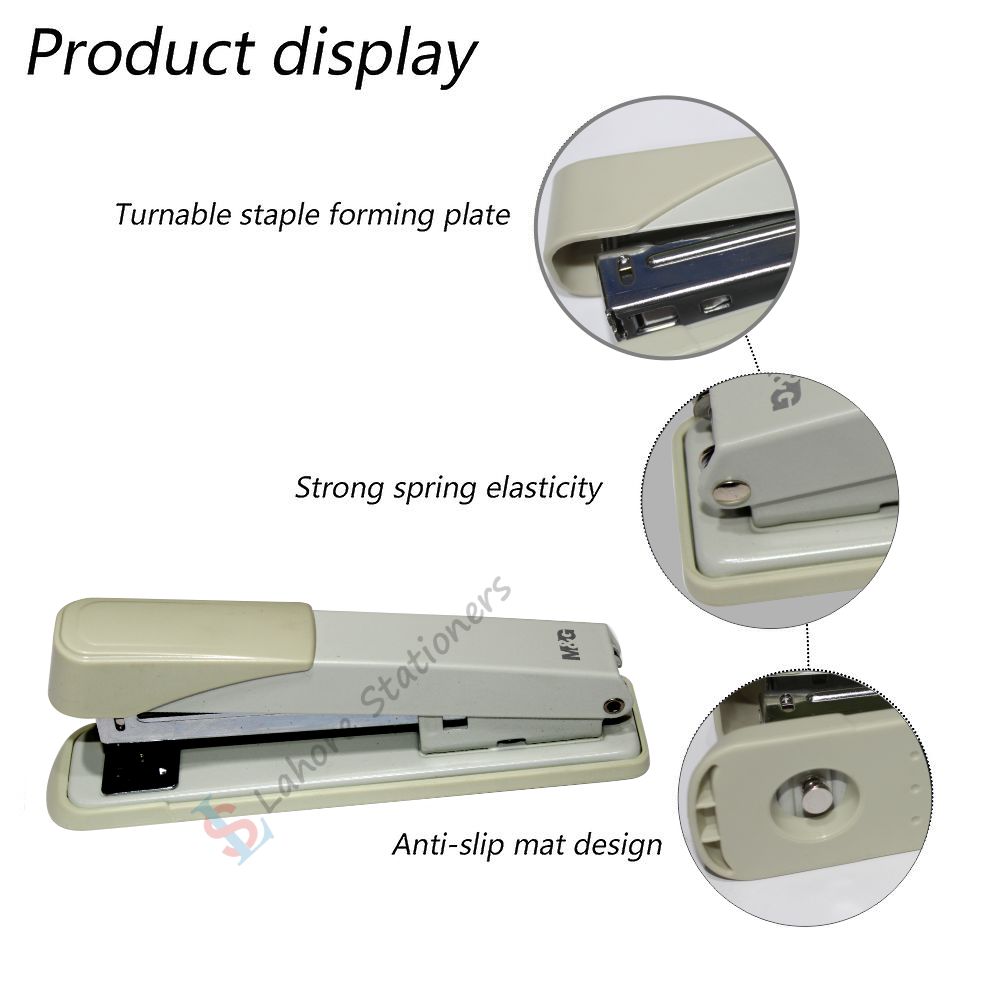 M&G Metal Body Stapler MGS-20 Stapler Used Staples Pin 24/6, 26/6, 24/8,