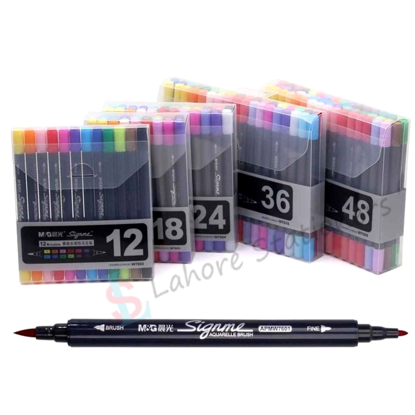M&G Signme Dual Tip Watercolour Brush Markers Set