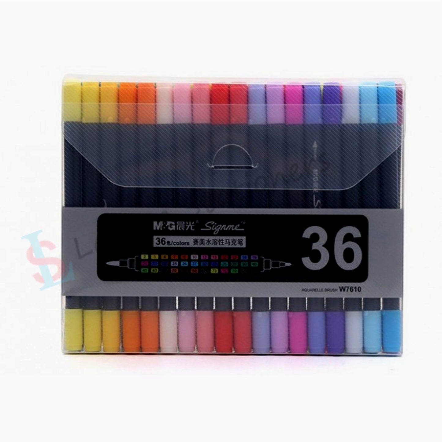 M&G Signme Dual Tip Watercolour Brush Markers Set