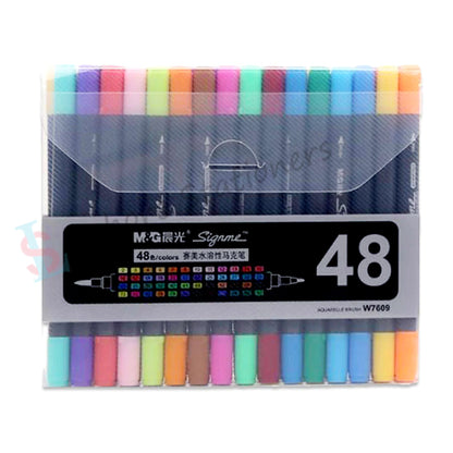 M&G Signme Dual Tip Watercolour Brush Markers Set