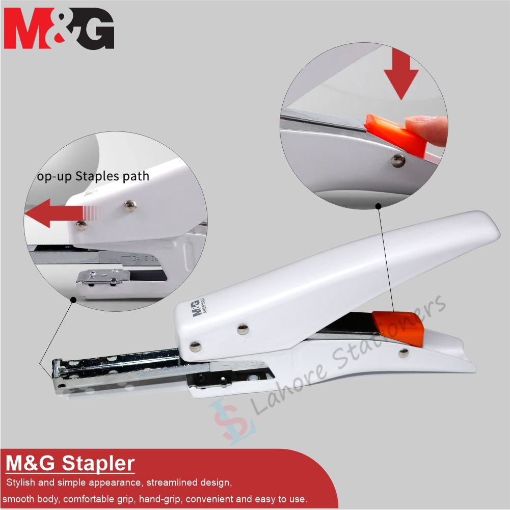 M&G Metal Stapler Office & Home Power Saving Stapling Machine Art No ABS916Q