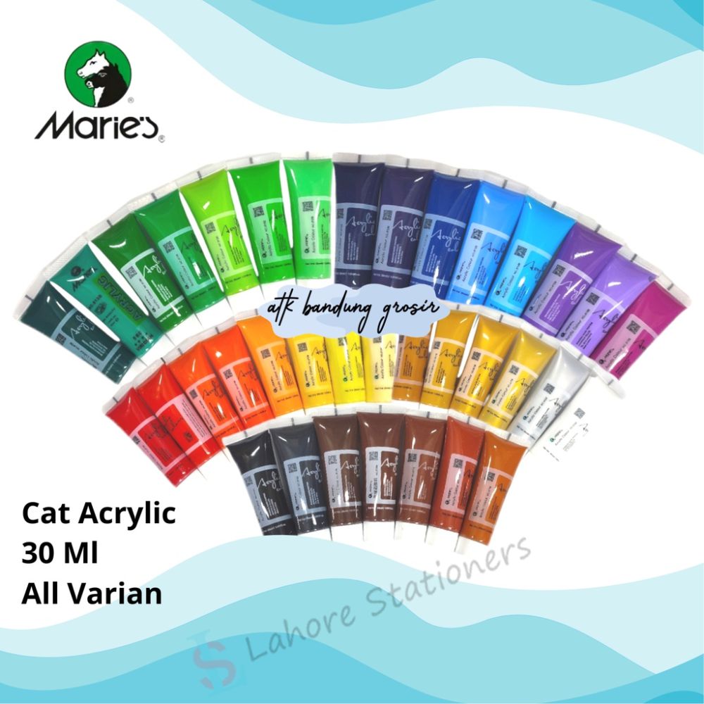 Maries Acrylic Paint 30ml Tube Single Piece