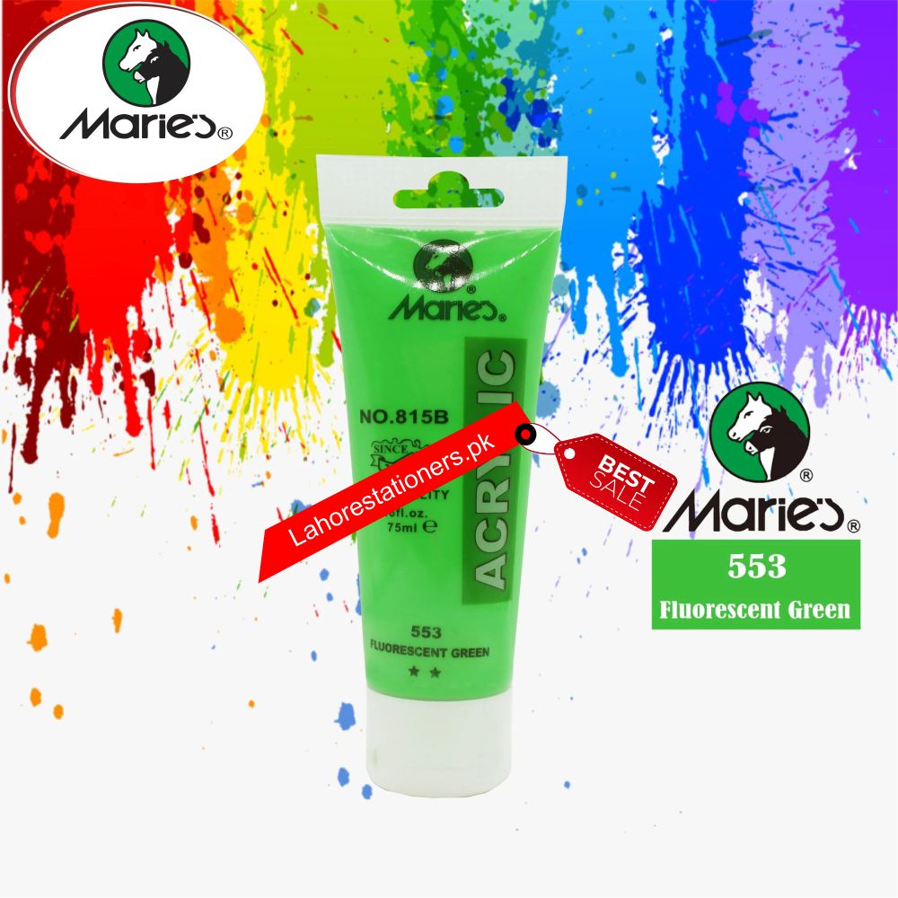 Maries Acrylic Paint 75ml Tube Different colors.