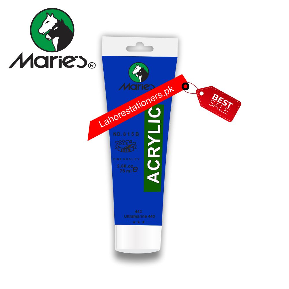 Maries Acrylic Paint 75ml Tube Different colors.