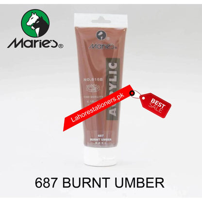 Maries Acrylic Paint 75ml Tube Different colors.