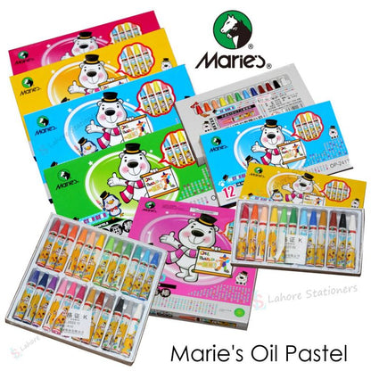 Marie's Oil Pastel Color Set  24 Colors