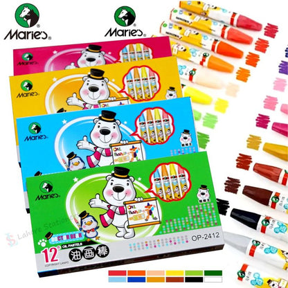 Marie's Oil Pastel Color Set  24 Colors