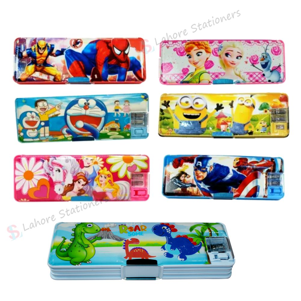 Megnatic Geometry box With LED light lamp Double Door Amazing Character for kids