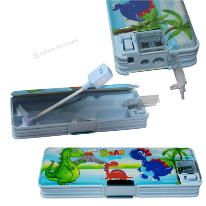 Megnatic Geometry box With LED light lamp Double Door Amazing Character for kids