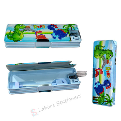 Megnatic Geometry box With LED light lamp Double Door Amazing Character for kids