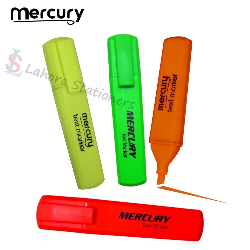 Mercury Highlighter Text Marker Chisel Tip