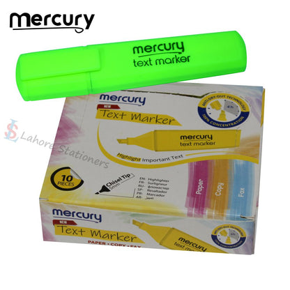 Mercury Highlighter Text Marker Chisel Tip