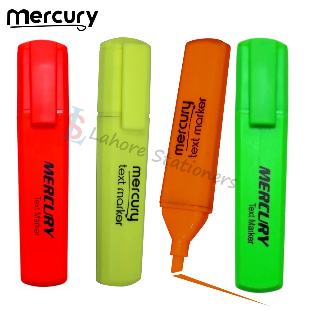 Mercury Highlighter Text Marker Chisel Tip