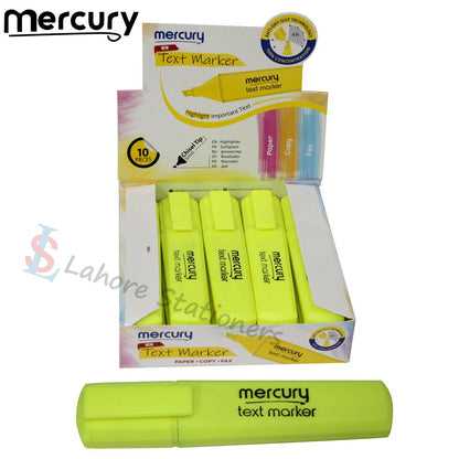 Mercury Highlighter Text Marker Chisel Tip