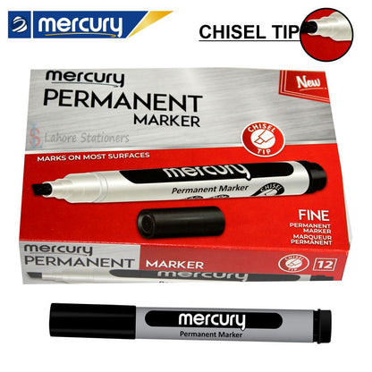 Mercury Permanent Marker Chisel Tip