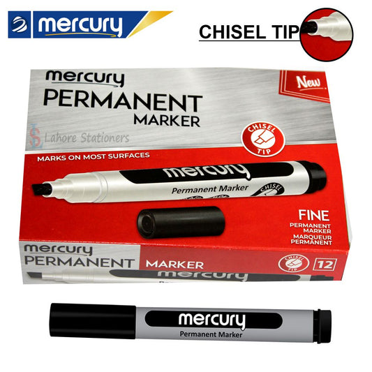 Mercury Permanent Marker Chisel Tip