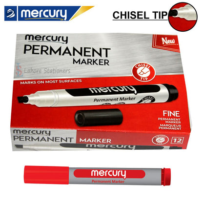 Mercury Permanent Marker Chisel Tip
