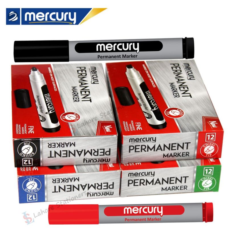 Mercury Permanent Marker Round Tip
