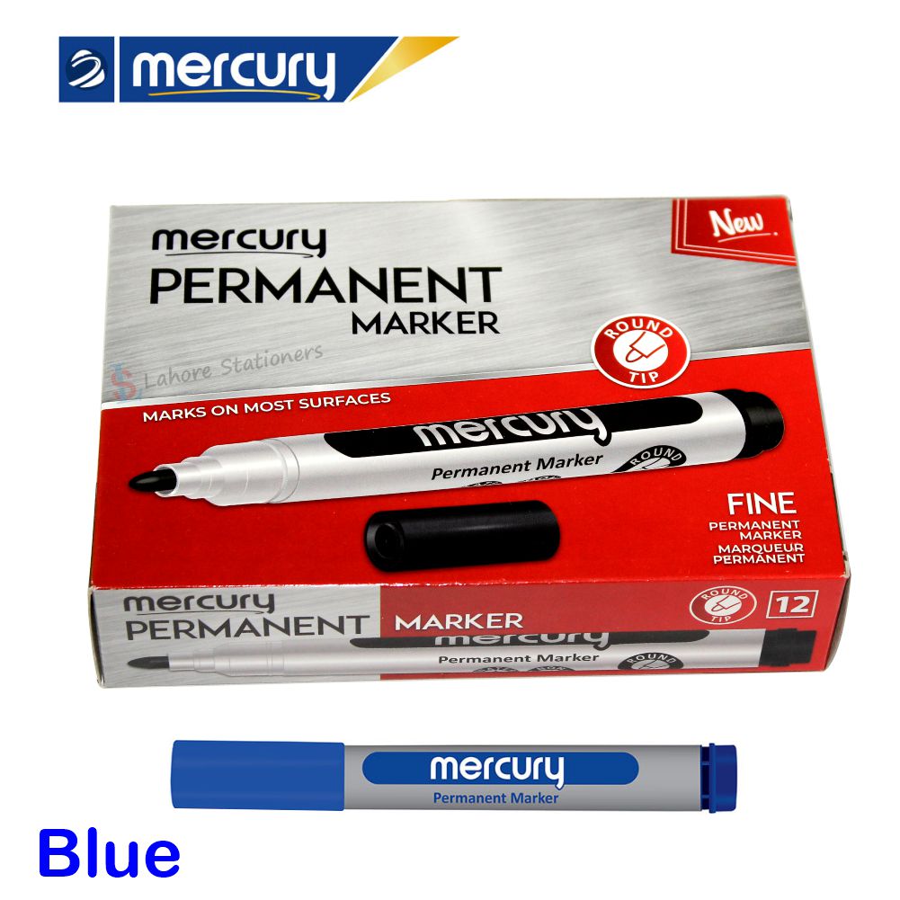 Mercury Permanent Marker Round Tip