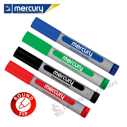Mercury Permanent Marker Round Tip