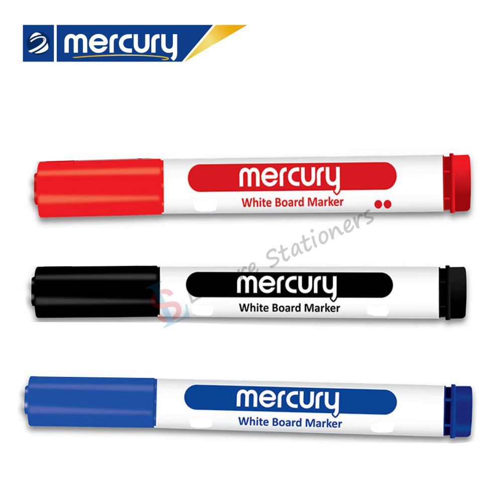 Mercury Whiteboard Marker Round Tip Refillable