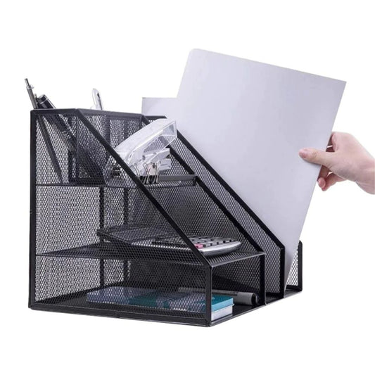 Metal Office Desk Holder File Organizer
