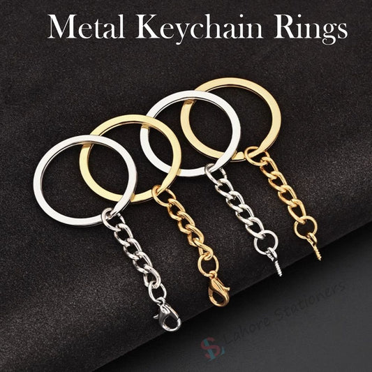 Metal Keychain with snap Mini Hooks