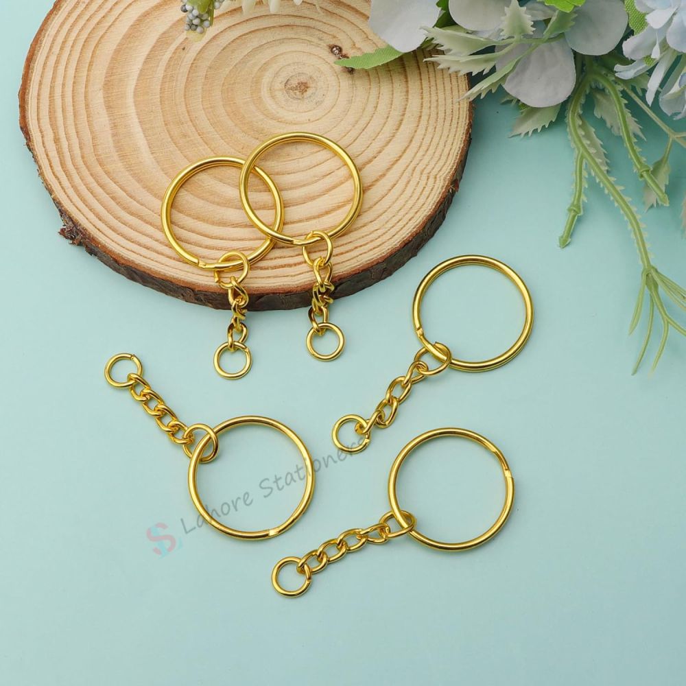 Metal Keychain with snap Mini Hooks