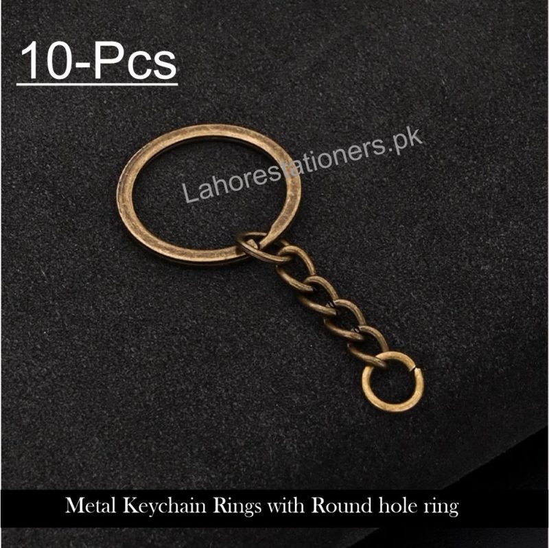 Metal Keychain with snap Mini Hooks