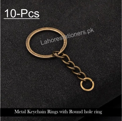 Metal Keychain with snap Mini Hooks