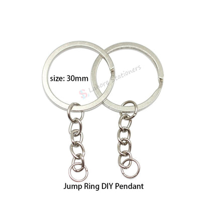 Metal Keychain with snap Mini Hooks