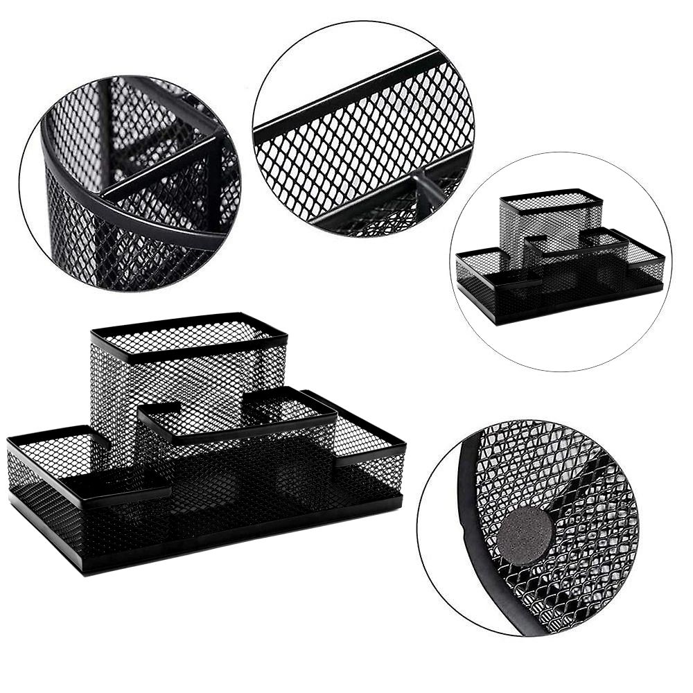 Deal 112 Metal Tray 3 Step , Pen Holder & Office Desk Organizer
