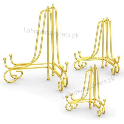 Metal Folding Display Stand Adjustable Stand for Resin Molds, Nikkah Plaques & Decorative Plates