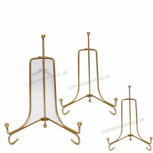 Metal Folding Display Stand Adjustable Stand for Resin Molds, Nikkah Plaques & Decorative Plates