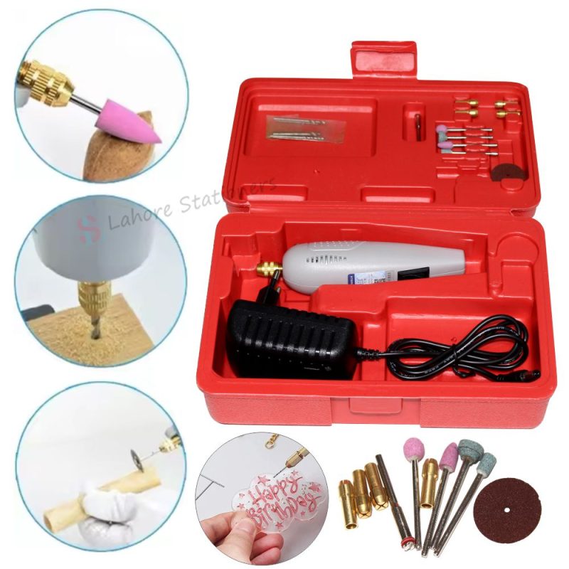 Mini Electric Drill Machine with Toolbox