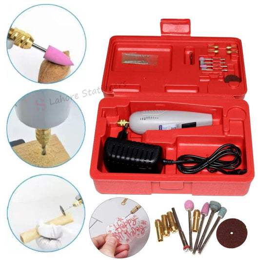 Mini Electric Drill Machine with Toolbox