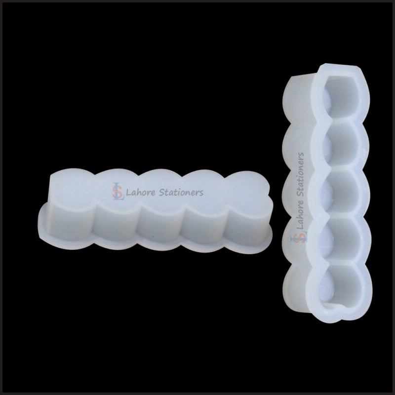 Small Heart Pillar Candle & Resin Silicone Mold DIY Craft Mold