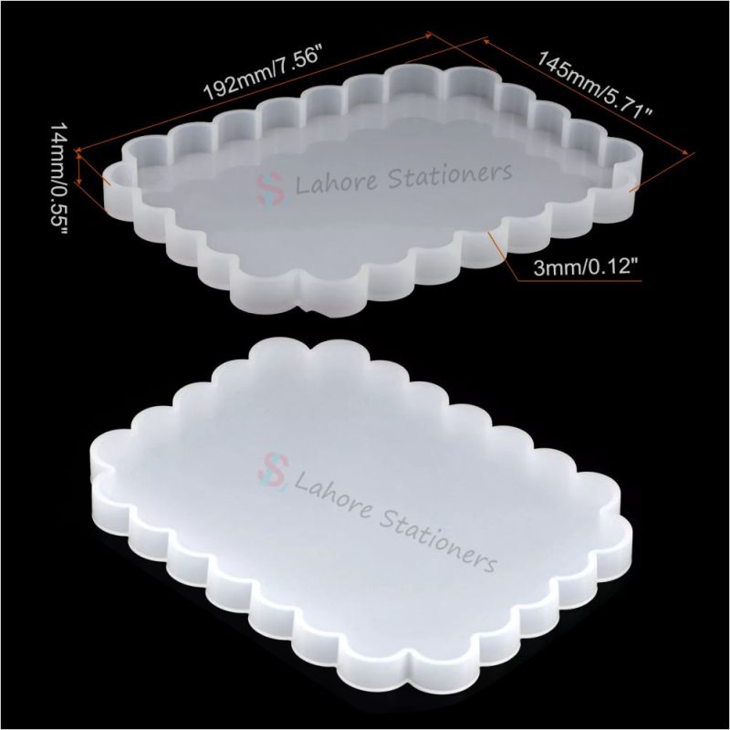 Small Coaster Tray Silicone Mold for Epoxy Resin