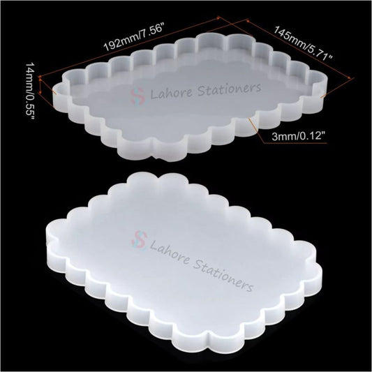 Small Coaster Tray Silicone Mold for Epoxy Resin
