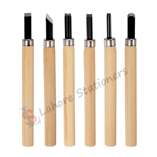 Wood Carving Tools set for craft 6 Pcs Wood Carving Chisel Knife Hand Tool Set