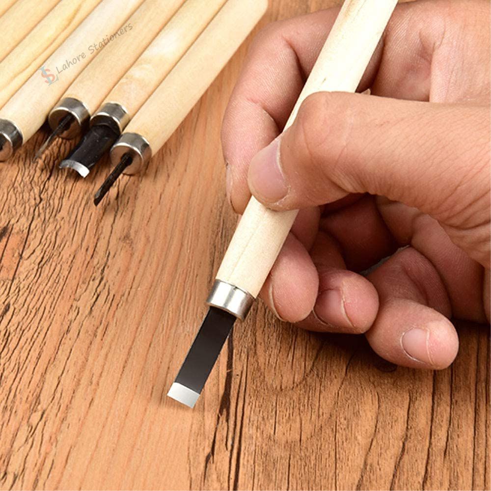 Wood Carving Tools set for craft 6 Pcs Wood Carving Chisel Knife Hand Tool Set