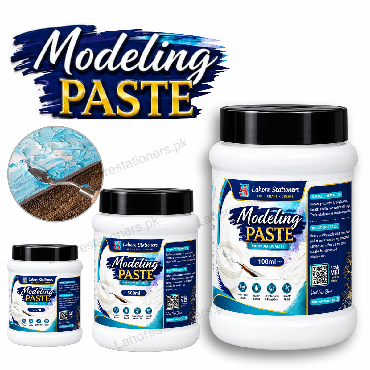 Modeling Paste Premium for canvas painting, decorative crafts,