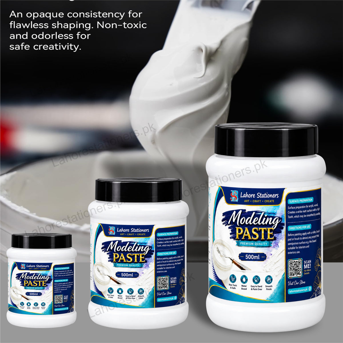 Modeling Paste Premium for canvas painting, decorative crafts,