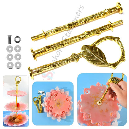 Mold Stand 3 Step Handle Set for Silicone Resin tray molds